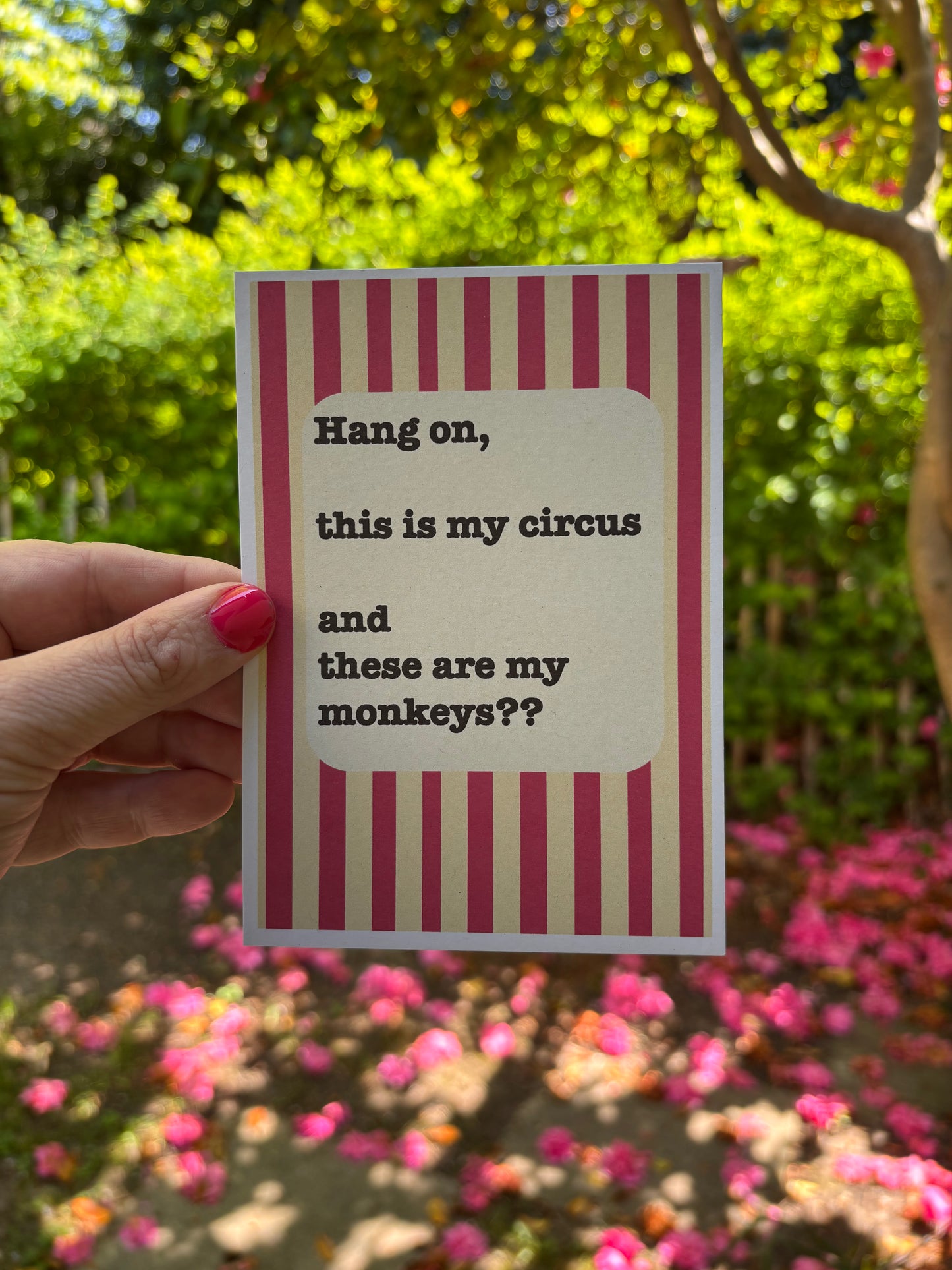 Circus Postcard