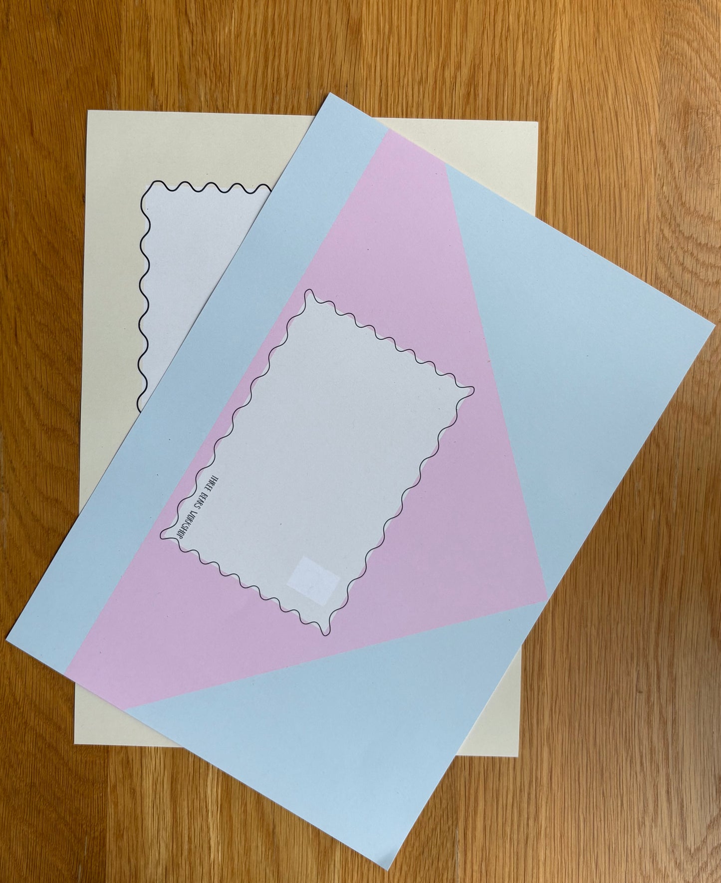 Flanked Letter Fold and Send Letters – Three Bears Workshop