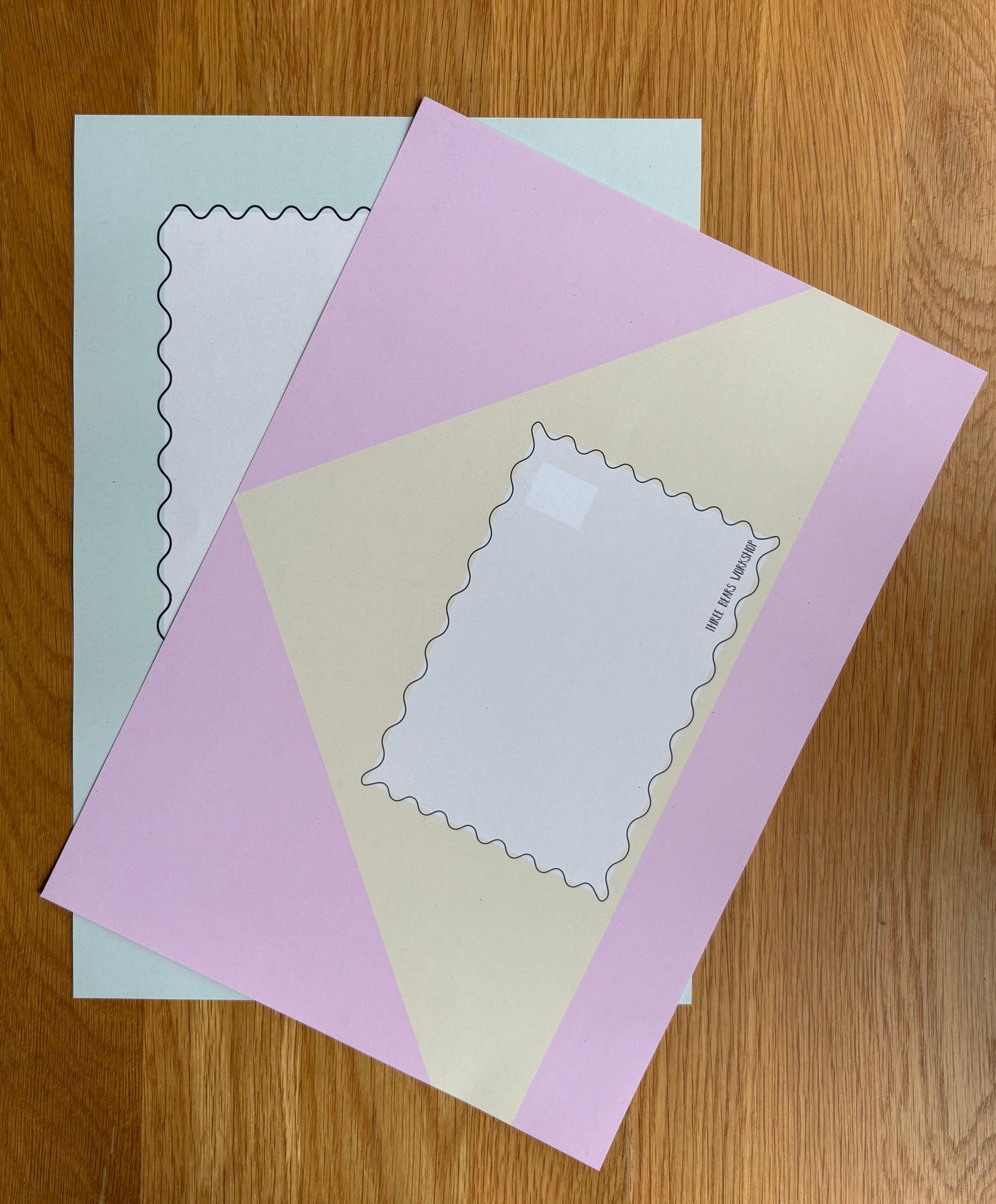 Flanked Letter Fold and Send Letters – Three Bears Workshop