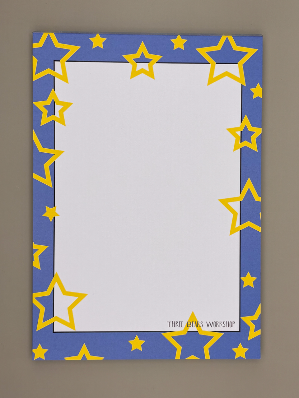 Star Notepad – Three Bears Workshop