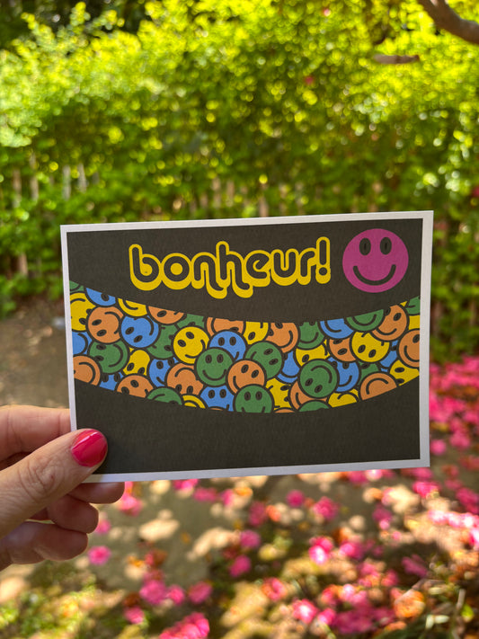 bonheur Postcard