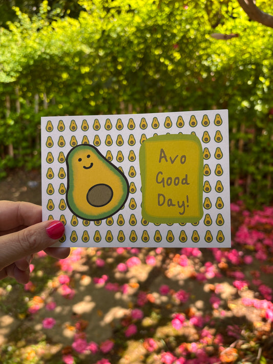 Avocado Postcard