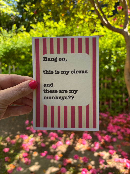 Circus Postcard